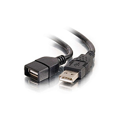 C2G 1m Usb Extension Cable - 2.0 M/f Black (52106) C2G 1m Usb Extension Cable - 2.0 M/f Black (52106)