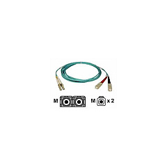 Tripp Lite 5m Mmf 50 Om3 Fiber Cable Lc/sc Aqua (N81605M)