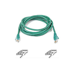 Belkin Cat6 Patch Cable Rj45m/rj45m 14ft Green (A3L980-14-GRN-S)