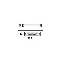 Digi International Digi Acceleport Xp And Neo 4 Port Db-25m (76000522)