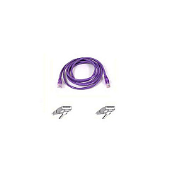Belkin Cat5e Snagless Patch Cbl Rj45m/rj45m (A3L79150PURS)