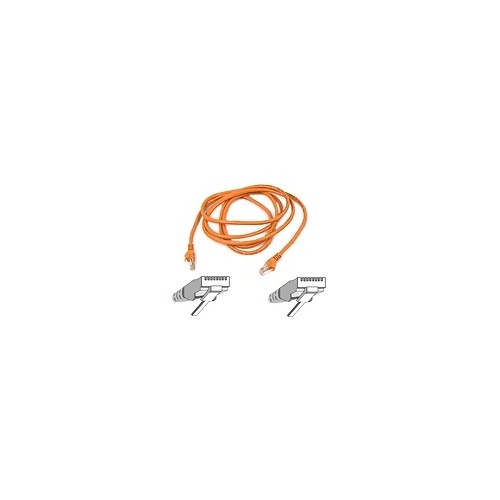 Belkin 7ft Cat5e Snagless Patch Cable Orange (A3L791-07-ORG-S)