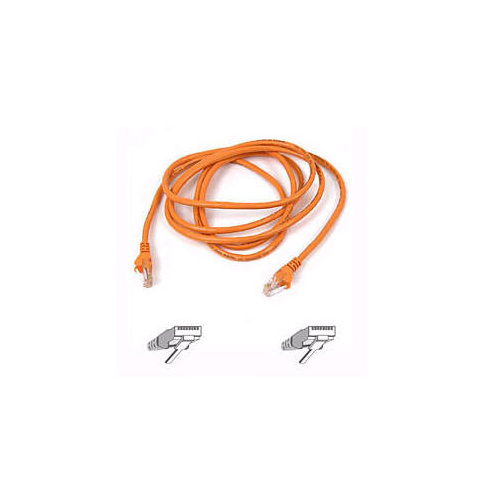Belkin 25ft Cat5e Snagless Patch Cable Orange (A3L791-25-ORG-S)