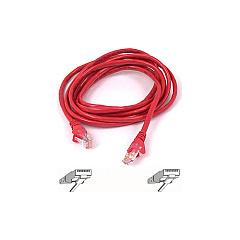Belkin Cat6 Patch Cable Rj45m/rj45m 50ft Red (A3L980-50-RED-S)