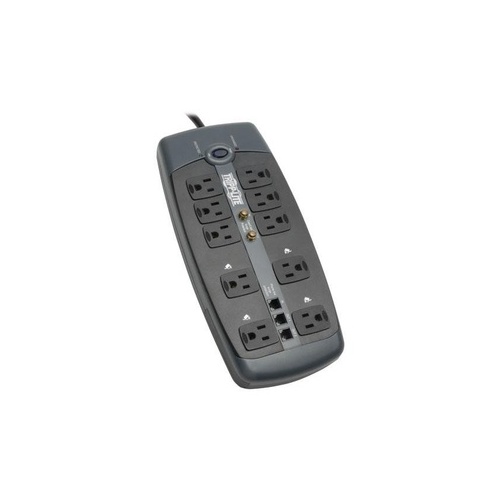 Tripp Lite 10-outlet Surge 8ft Cord 3345j Tel/coax (TLP1008TELTV)