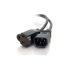 C2G 1ft Monitor Power Adptr Cord (03147) C2G 1ft Monitor Power Adptr Cord (03147)