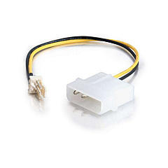 C2G 6in 3-pin Fan To 4-pin Power Adapter Cbl (27077) C2G 6in 3-pin Fan To 4-pin Power Adapter Cbl (27077)