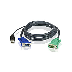 Aten Kvm Cable Usb A,hd-15m/15 Pin Sphdm 4ft (2L5201U) Aten Kvm Cable Usb A,hd-15m/15 Pin Sphdm 4ft (2L5201U)