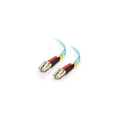 Leviton 3m Lc-lc 10g Om3 Dpx Mm Fiber-aqua (33047)