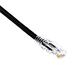Weltron 3ft Black Cat6 Snagless Patch Cable (90C6CBBK003)