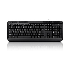 Adesso Multimedia Usb Keyboard With 3 Hubs (AKB-132HB)
