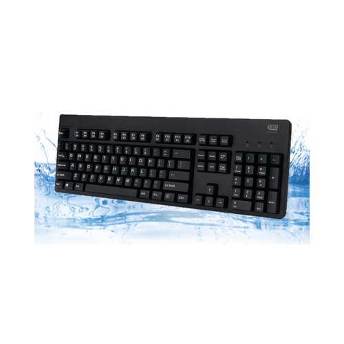 Adesso Waterproof Antimicrobial Usb Keyboard (AKB-630UB)