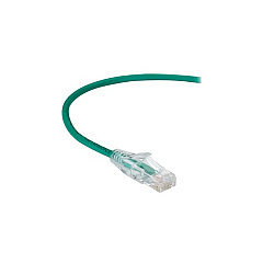 Black Box Cat6 250-mhz Snagless 28awg Stranded Ethernet Patch Cable - Unshielded (utp), Cm Pvc (rj45 M/m), Green, 2-ft. (0.6-m) (C6PC28-GN-02)