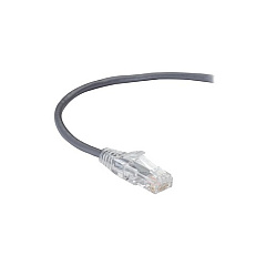 Black Box Cat6 250-mhz Snagless 28awg Stranded Ethernet Patch Cable - Unshielded (utp), Cm Pvc (rj45 M/m), Gray, 3-ft. (0.9-m) (C6PC28-GY-03)