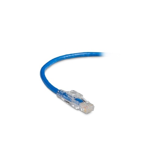 Black Box Cat6 550-mhz Locking Snagless Stranded Ethernet Patch Cable - Unshielded (utp), Cm Pvc (rj45 M/m), Blue, 7-ft. (2.1-m) (C6PC70-BL-07)