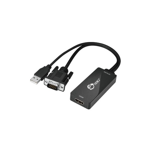 SIIG Vga & Usb Audio To Hdmi Converter (CEVG0U11S1)