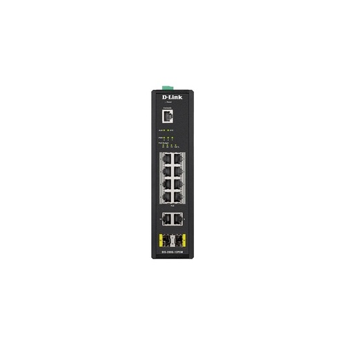 D-Link 12-port Mngd Industrial Switch (DIS200G12PSW)