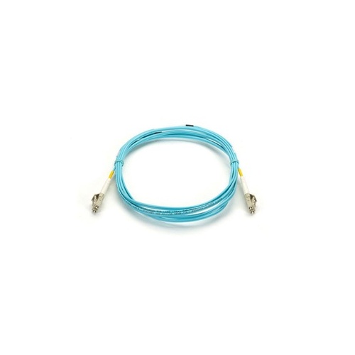 Black Box Om3 50/125 Multimode Fiber Optic Patch Cable - Ofnr Pvc, Lc To Lc, Aqua, 10-m (32.8-ft.) (EFNT010-010M-LCLC)