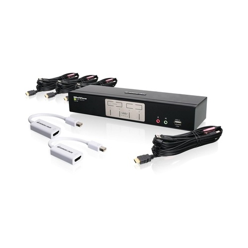 Iogear 4port Hdmi And Mini Displayport Kvm (GCS1794MDPKIT)