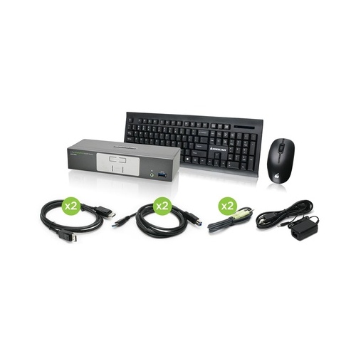 Iogear 2-port 4k Uhd Displayport Kvmp (GCS1902KM)