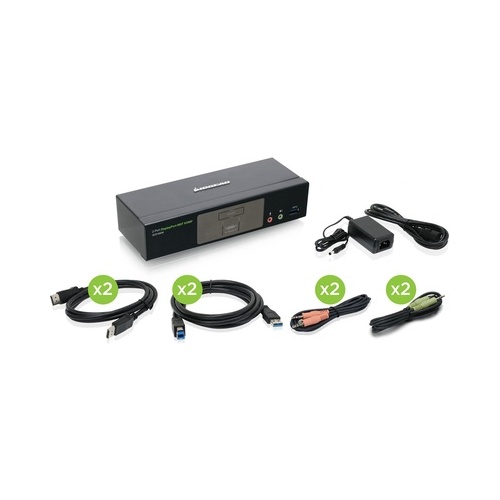 Iogear 2-port 4k Displayport Kvm Switch (GCS1932M)