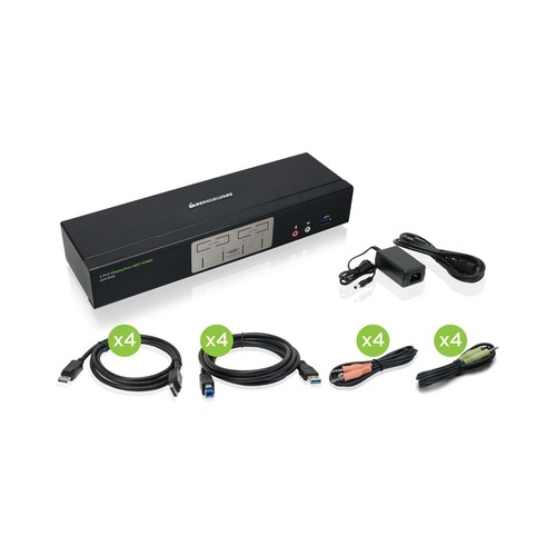 Iogear 4-port 4k Displayport Kvm Switch (GCS1934M)