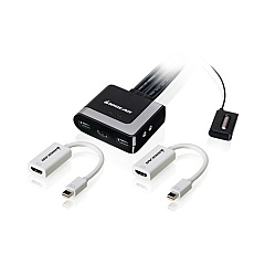 Iogear 2port Hdmi Kvm Swtch W/mini Displayport (GCS62HMDPKIT)