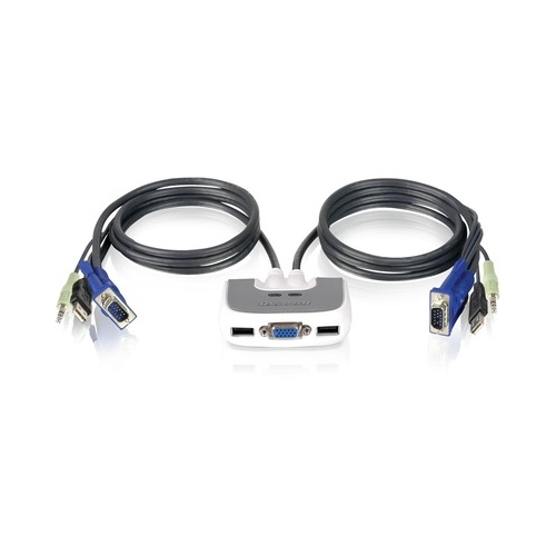 Iogear Kvm /audio Switch 2 Ports 1 Local User (GCS632U)