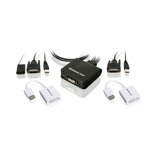 Iogear 2port Usb Dvi Kvm With Displayport (GCS922DPKIT)