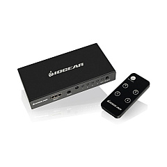 Iogear 4-port 4k Hdmi Switch With Remote (GHDSW4K4)