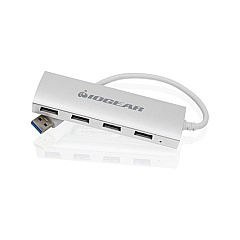 Iogear Aluminum Usb 3.0 4 Port Hub (GUH304)