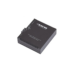 Black Box Gigabit Ethernet Media Converter(2)10/100/1000-mbps Copper To 100/1000-mbps Singlemode Fiber,1310nm,10km,sc,gsa,taa (LGC5152A) Black Box Gigabit Ethernet Media Converter(2)10/100/1000-mbps Copper To 100/1000-mbps Singlemode Fiber,1310nm,10km,sc,gsa,taa (LGC5152A)