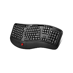 Adesso Tru-form Wirless Ergo Trackball Keyboard (WKB-3500UB)