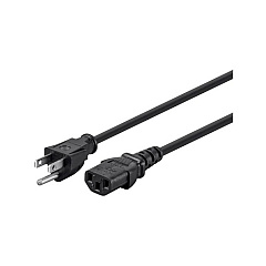 Monoprice Power Cble W/3 Conduct Pc Pwr Socket 3ft (5278)