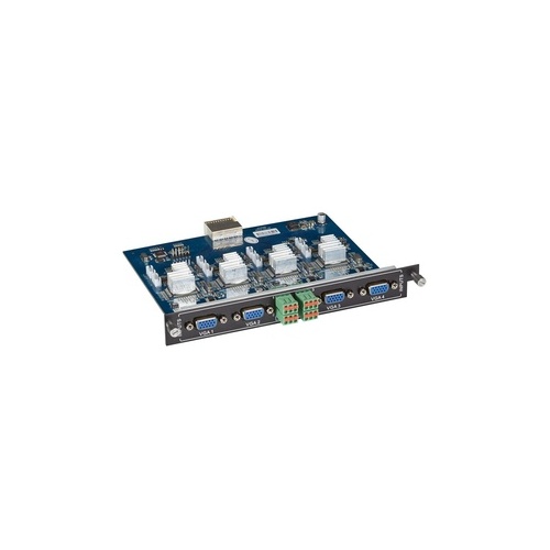 Black Box Modular Video Matrix Switcher Input Card - Vga, Component, Composite, S-video, Audio (AVS-4I-VGA)