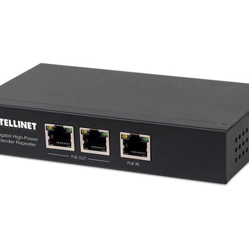 Intellinet 2-port High-power Poe+ Extender Repeater (561266)