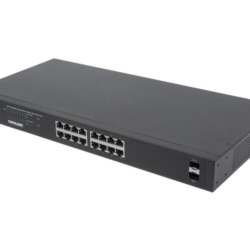 Intellinet 16-port Poe+ Switch With 2 Sfp Ports (561259)