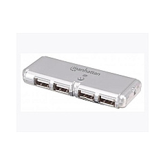 Manhattan - Strategic 4-port Usb 2.0 Pocket Hub (160599)