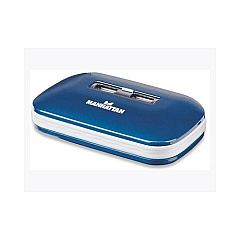 Manhattan - Strategic 7-port Usb 2.0 Ultra Hub W/ac (161039)