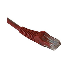 Tripp Lite 10ft Cat5e Snagless Patch Cable M/m Red (N001-010-RD)