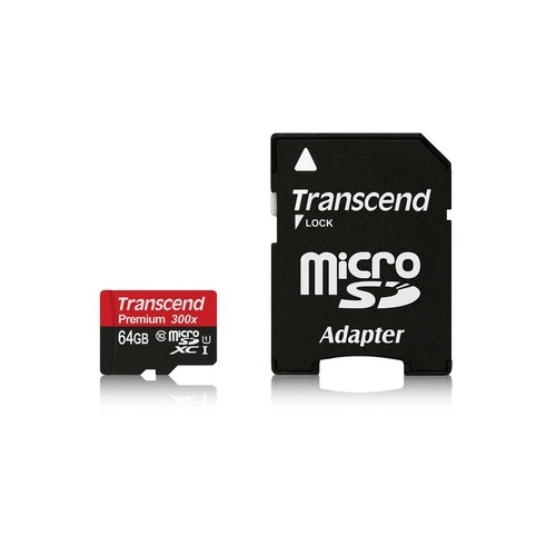 Transcend 64gb Microsdxc U1=u3 (TS64GUSDU1)