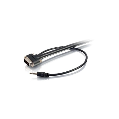 C2G 35ft Sel Vga + 3.5mm A/v Cable M/m (50229)