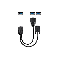 Belkin Belkin Vga Hd15-m To (2) Vga Hd15-f (F2CM038B01)