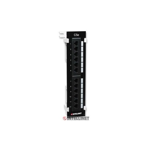 Intellinet Cat5e 12 Port Wall Mount Patch Panel (162470)
