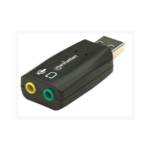 Manhattan - Strategic Hi-speed Usb 2.0 3-d Sound Adapter (150859)