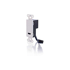 C2G Hdmi Pass Through Wall Plate - Aluminum (41042) C2G Hdmi Pass Through Wall Plate - Aluminum (41042)