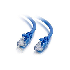 C2G 1ft Cat6a Snagless Ethernet Cable-blue (00689)