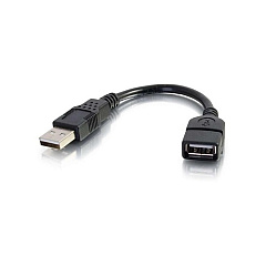 C2G 6 Inch Usb Extension Cable - Usb 2.0 (52119) C2G 6 Inch Usb Extension Cable - Usb 2.0 (52119)