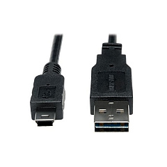 Tripp Lite 3ft Reversible Usb Cable A/5pin Mini-b (UR030003)
