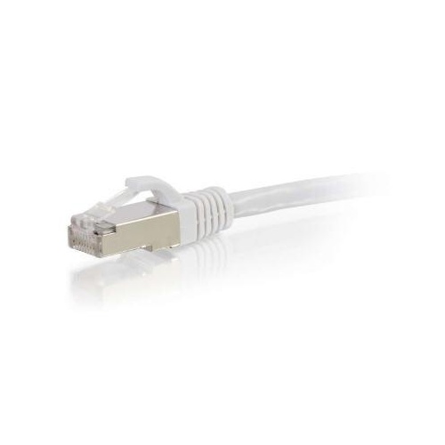 C2G 25ft Cat6 Snagless Stp Cbl-wht (00928)
